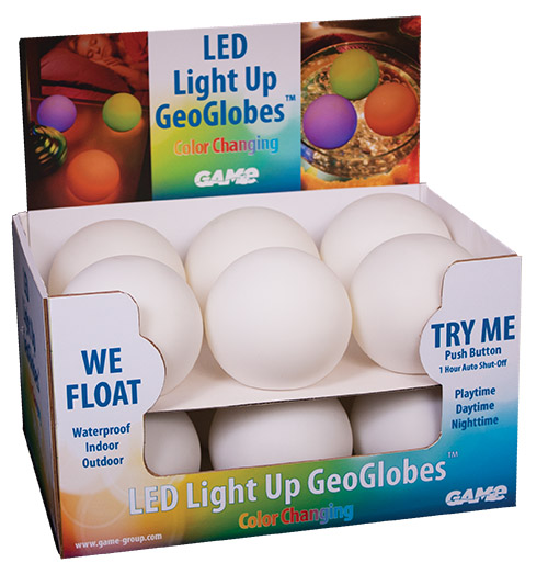 LED Light UP GeoGlobes - Game