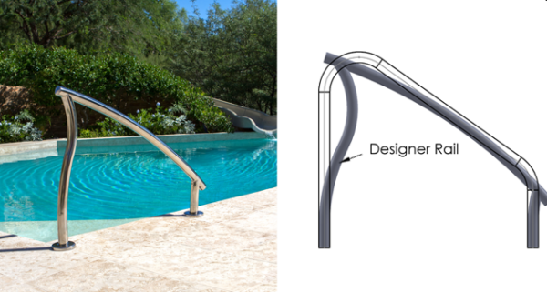 Designer D2d Deck To Deck Stair Handrail - S.R. Smith