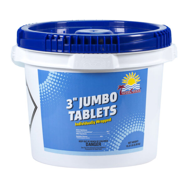 3"Jumbo Tabs 15lb- TropiClear